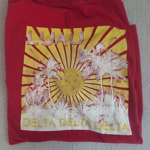 Tri delta luau shirt